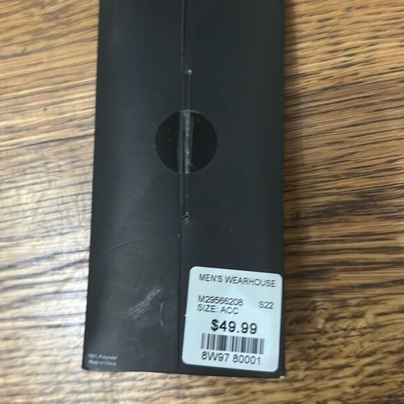 NWT Pronto Uomo Mens Blue Geometric Bow Tie - Picture 4 of 5